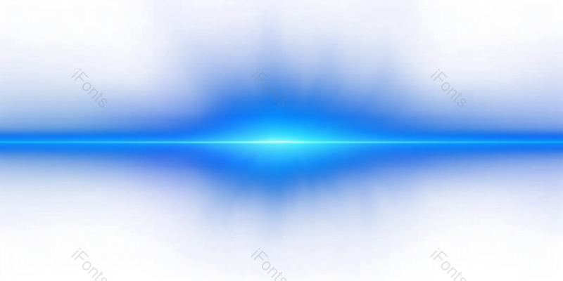 科技图片,霓虹灯元素,蓝色PNG,极光免抠素材